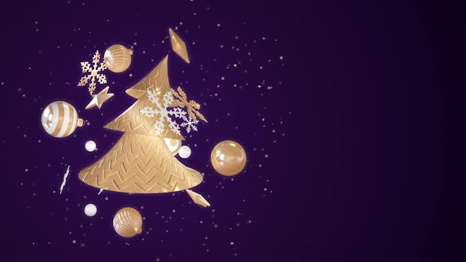 Animated Christmas Card Loop - Stock Motion Graphics | Motion Array