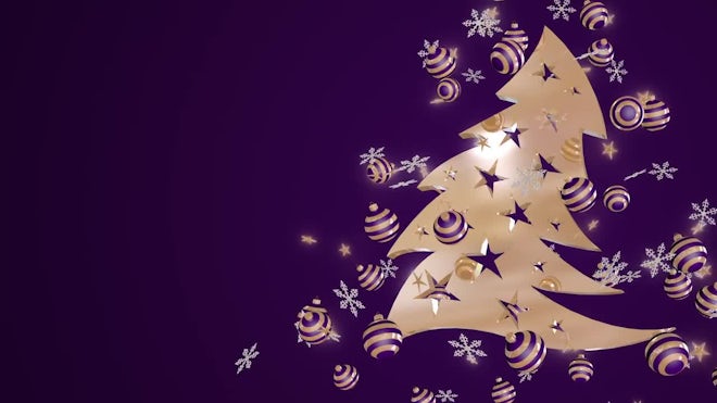 Stylized Christmas Background Loop - Stock Motion Graphics | Motion Array