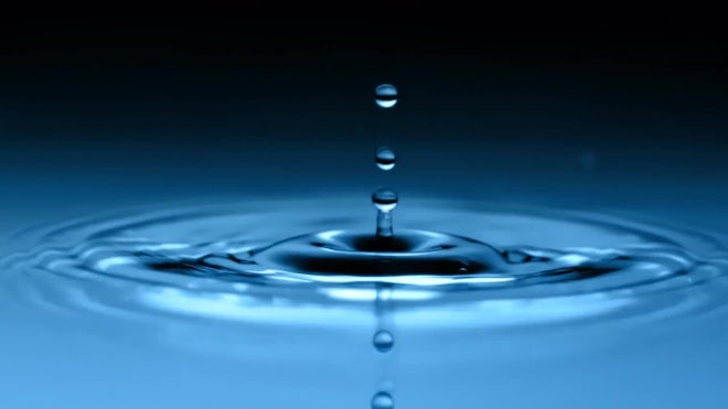 Macro Slow Motion Water Drop - Stock Video