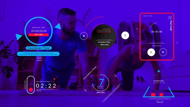 Digital Counter - After Effects Templates