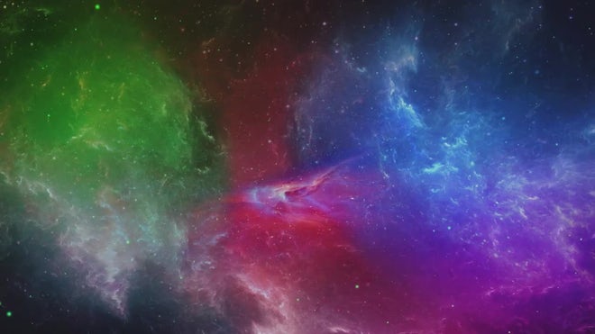 rainbow nebula galaxy background