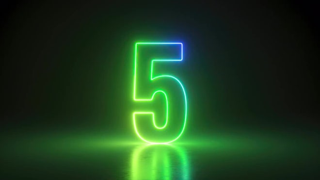 Top Ten Countdown Neon Light Bright Glowing Numbers Seconds Happy Stock  Photo by ©S-Design13 631781646