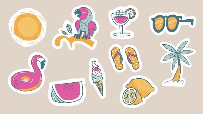 Summer Sticker Pack