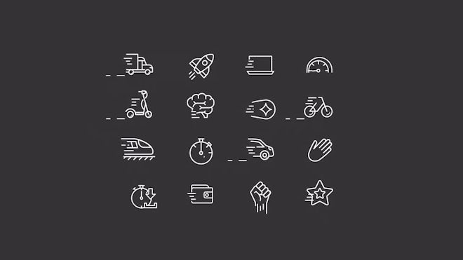 animated moving icons