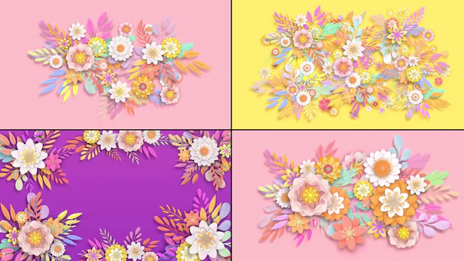 Floating Flowers Screensavers
