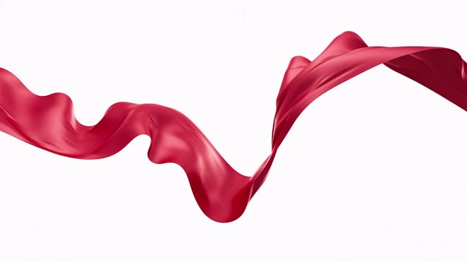 Flowing Red Cloth Background - Graphics