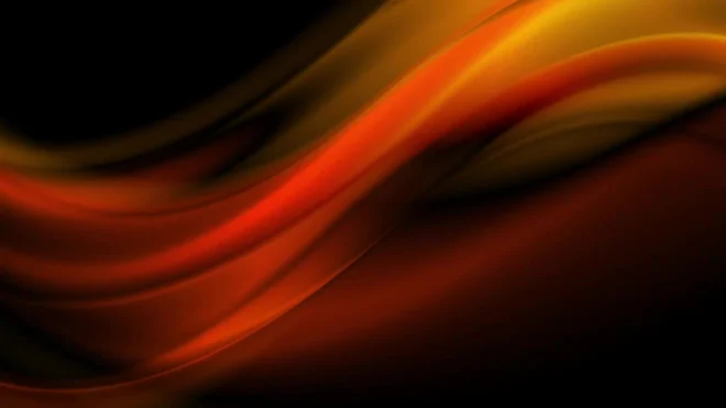 Orange Waves Background Looping