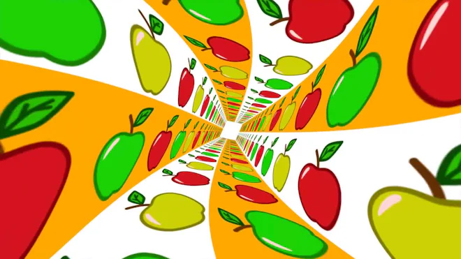 Rotating Apple Animation Apple Loading Animation