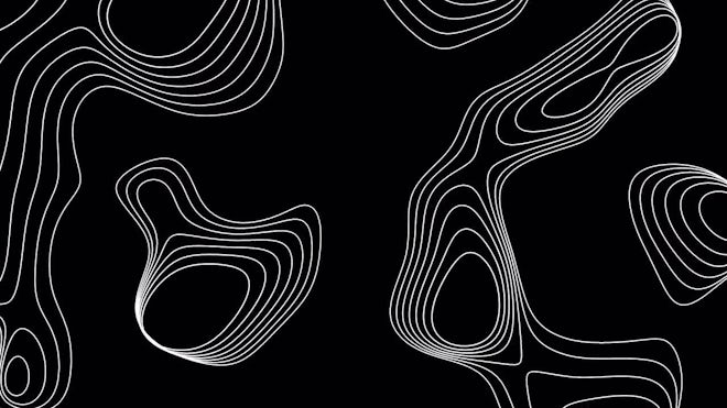 topographic contour map abstract tech wavy motion graphic design