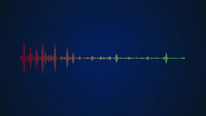 Audio Moving Image Examples Moving Sound Waves Background