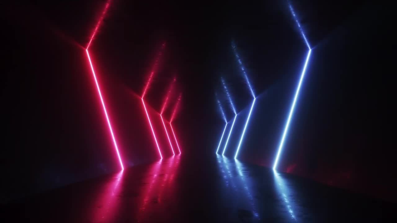 Tron Tunnel - Stock Motion Graphics | Motion Array