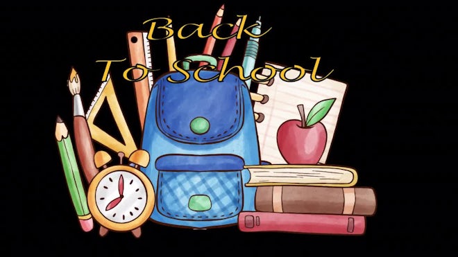 School Supplies Clipart - Back To School - Commercial Graphics