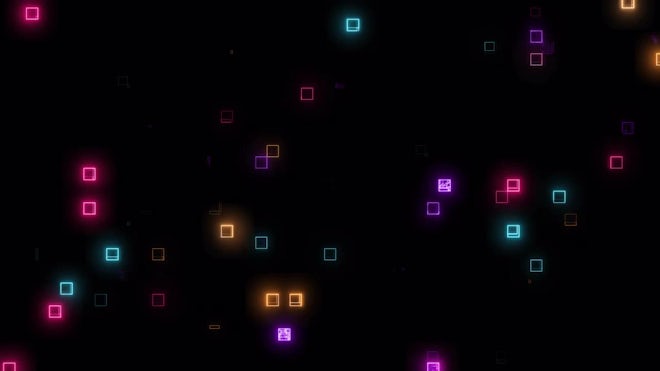 Square Shape Tech Background - Stock Video | Motion Array