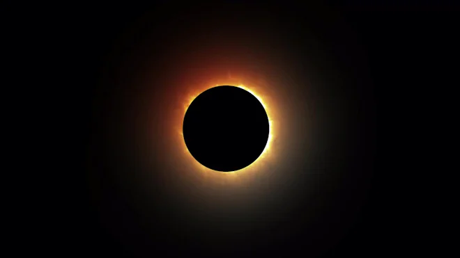 Real Solar Eclipse Wallpaper