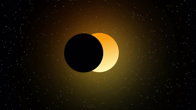 total solar eclipse wallpaper