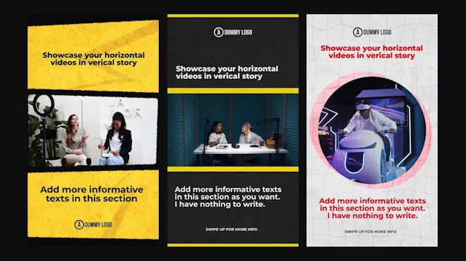 Horizontal To Vertical Video - Motion Graphics Templates | Motion Array