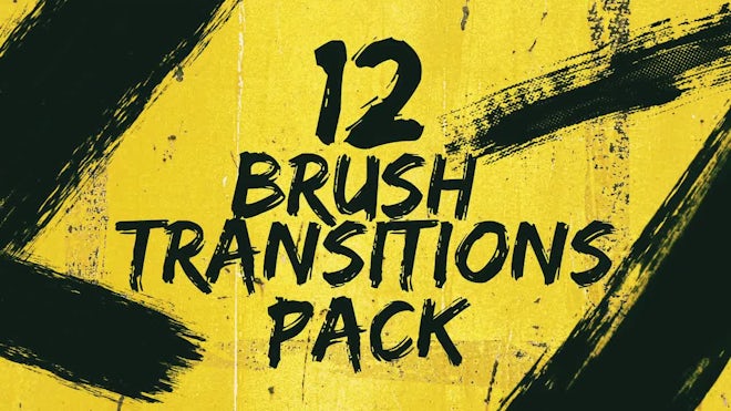 16 Paint Brush Stroke Transitions Reveal Pack Matte/ Oil Art Dust Ink  Grunge Texture/ Chalk Board, Elements Motion Graphics ft. alpha channel  animated elements & drops of black ink - Envato Elements