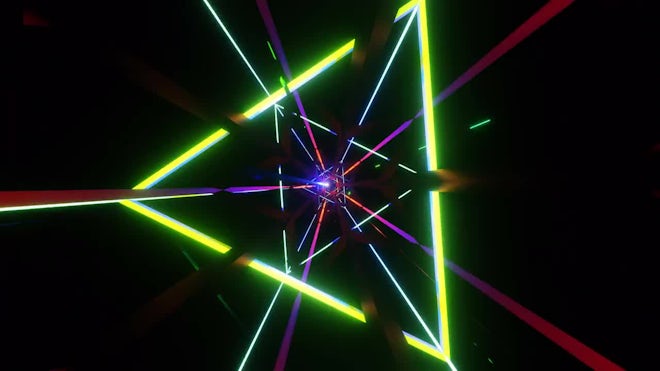 SCP Pixel Neon Lines Animated Wallpaper 