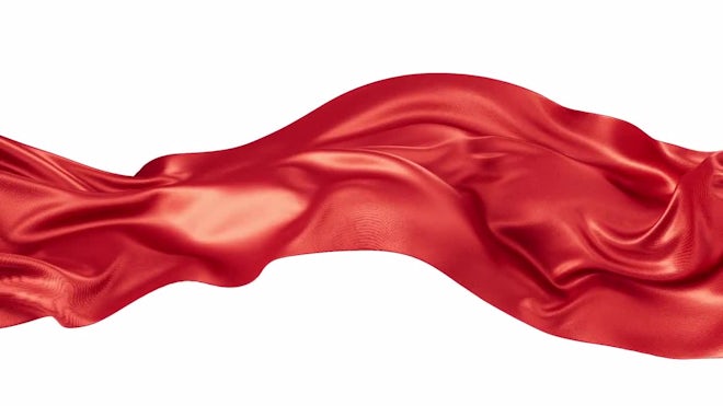 Flowing Red Cloth Background - Graphics