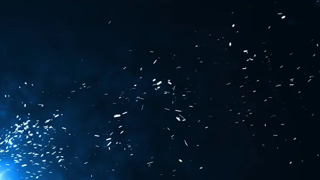 Powder Particles Flying Flying Dust Particles Abstract