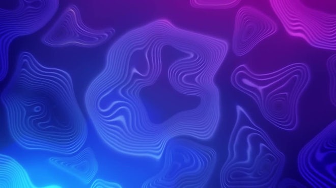 Animated Topographic Map Loop - Stock Motion Graphics