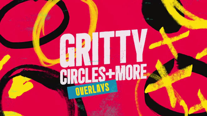 Pack Of Gritty Circle Doodles