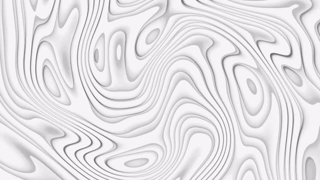 Elegant Seamless Pattern with Swirls on a White Background Stock