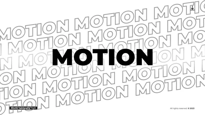 Motion Graphics Templates Typography & Titles | Motion Array