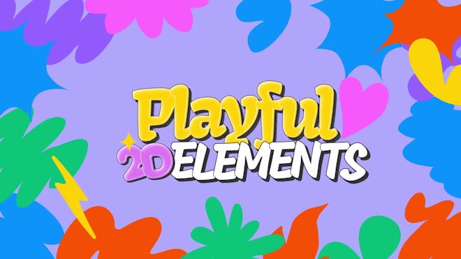 Colorful 2D Elements