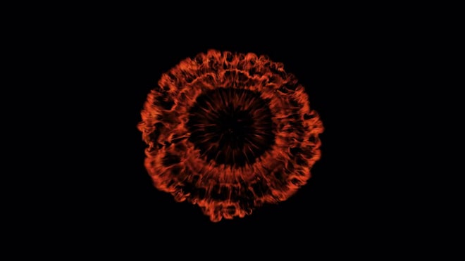 Fire Shockwave VFX On Alpha - Stock Motion Graphics | Motion Array