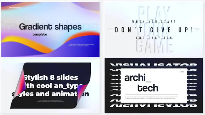 Abstract Typo Scenes