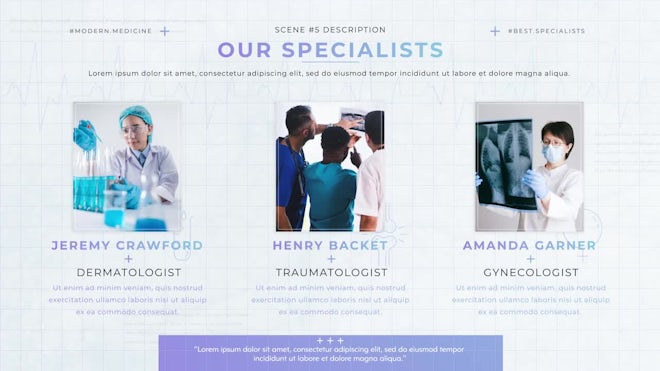 Medical Presentation Freebies template preview