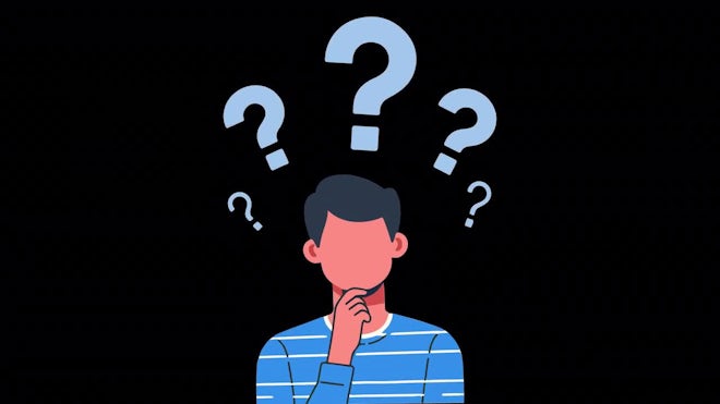 Thinking Signs Animation Thinking Moving Animation Shirt Teacher Man Think And Not Understand
