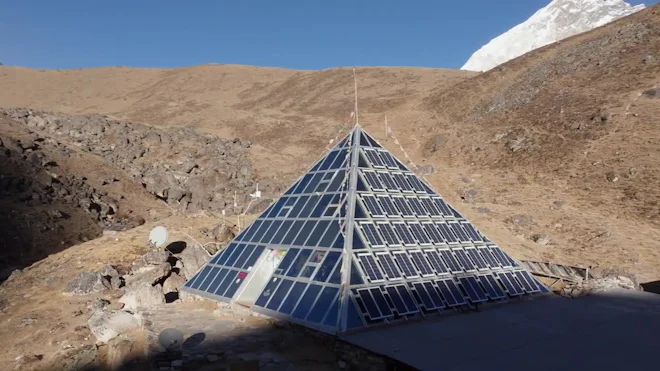 Solar Panel Structure Pyramid Photos The School With The Largest Solar