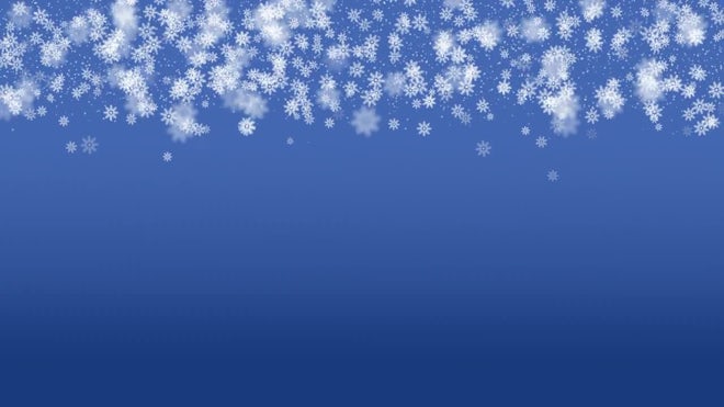Christmas Snow Flakes Effect Background - Stock Video