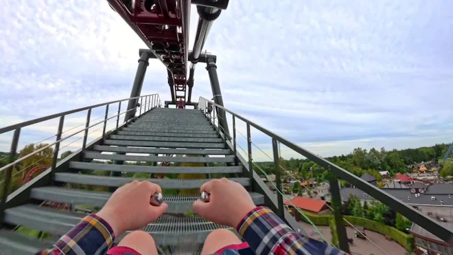 Coaster Front Roller Coaster Perspective