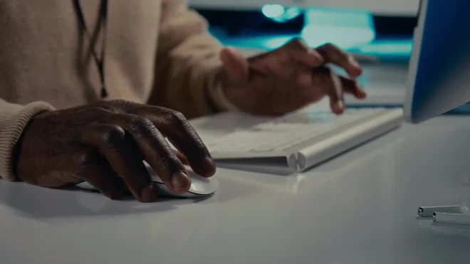 Hands Of Anonymous Male IT Specialist Typing On Keyboard by Pressmaster - Stock Video | Motion Array