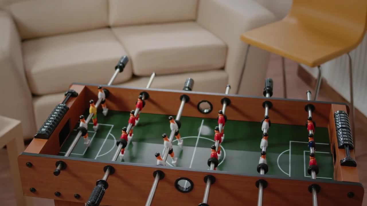 Foosball Game And Bottles Of Beer Stock Video Motion Array