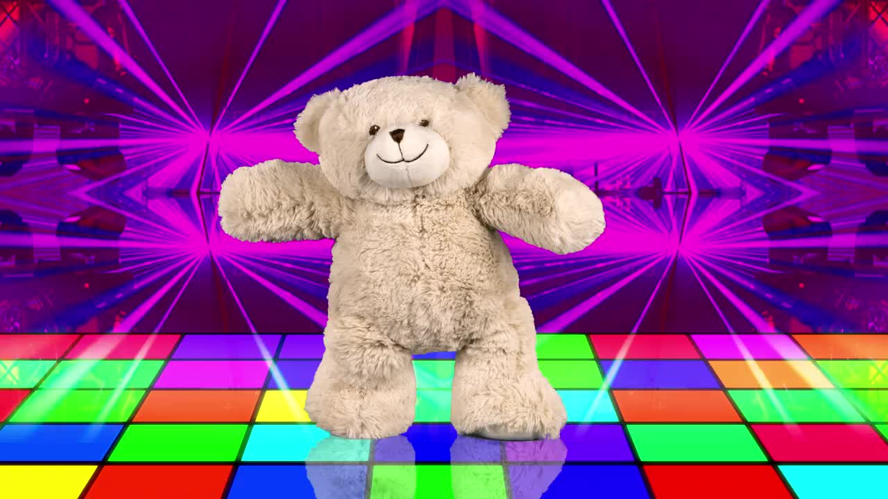 A Dancing Disco Bear by dubassy - Stock Video | Motion Array