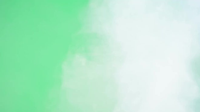 Fog On Green Background