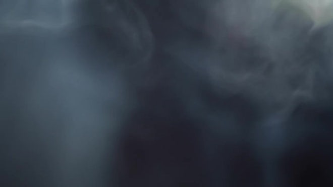 Abstract Smoke On Black Chroma Key