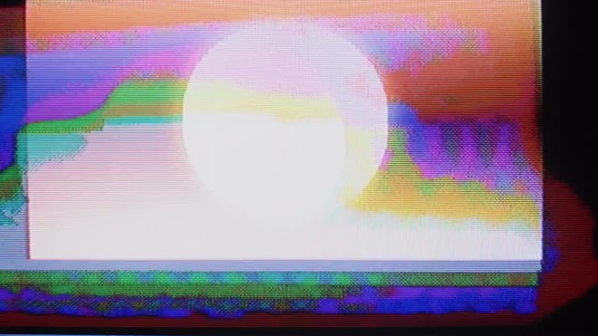 Glitching Warning Logo - Stock Video