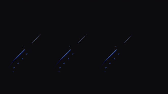 Knives Falling On A Black Background - Stock Video | Motion Array