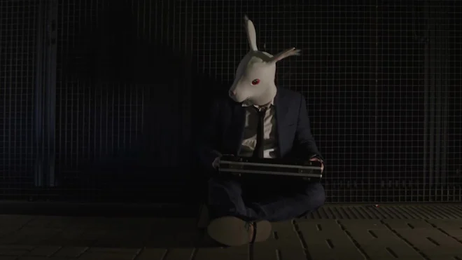 Hitman Rabbit Mask Misfits White Rabbit Mask