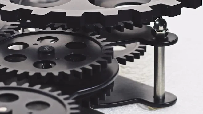 Machine Moving Parts Moving Machine Gears