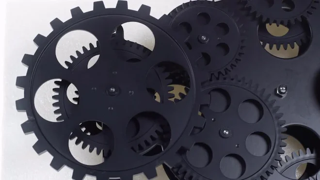 Machine Moving Parts Moving Machine Gears