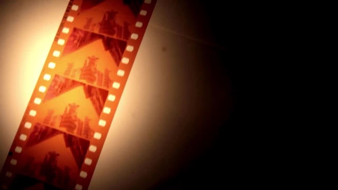 A Running 35mm Film Reel - Stock Video