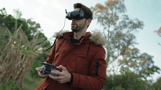 Smart jacket and VR headset let you pilot a drone with your body
