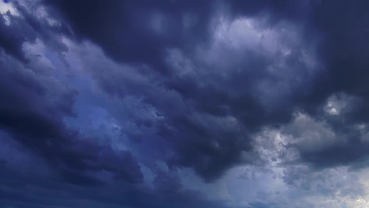 Storm Clouds In Sunset - Stock Video | Motion Array