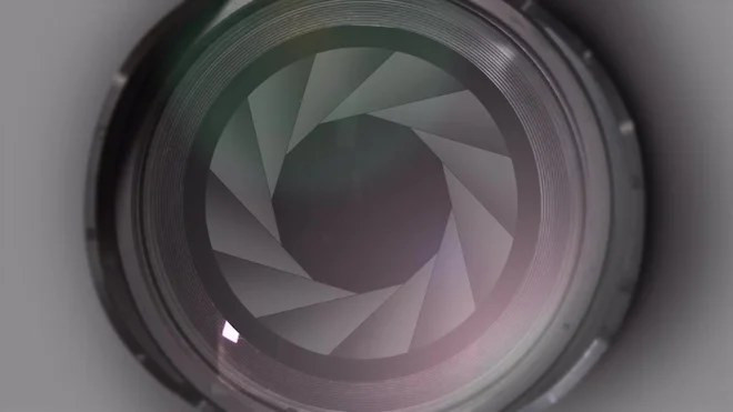Camera Animayed Shape Animated Camera Lens
